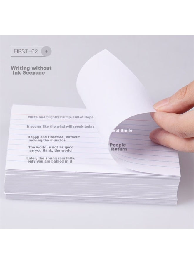 Kaisa Index Cards, 180 Pieces, Four Colors, Sticky Notes, Record Cards, Classification Labels, Grid Cards, English Vocabulary Learning Cards, Ks-5354 - Image 3