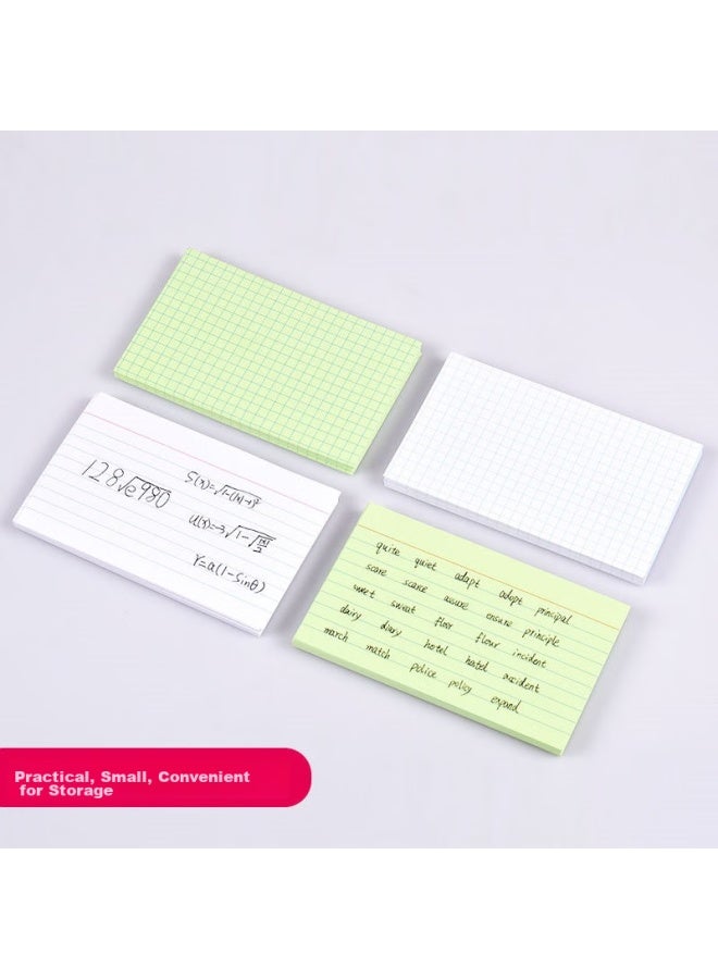 Kaisa Index Cards, 180 Pieces, Four Colors, Sticky Notes, Record Cards, Classification Labels, Grid Cards, English Vocabulary Learning Cards, Ks-5354 - Image 4