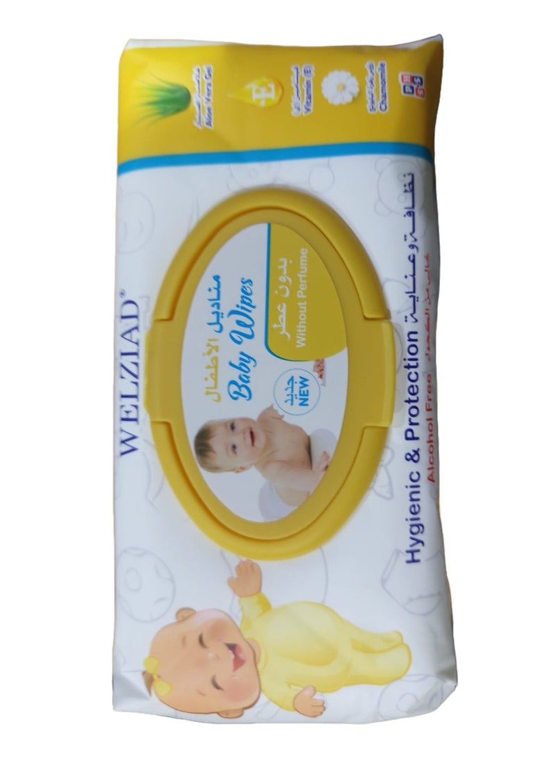 WELZIAD Baby Wipes Unscented  80  Wipes - Image 2