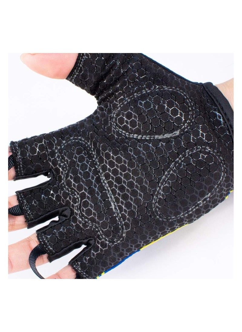 BURNLAB - Burnlab Flex Gym Gloves for Men and Women - Ideal for Weightlifting, Cycling, Crossfit, Offers Good Grip and Soft Padding (Large , White) - Image 1