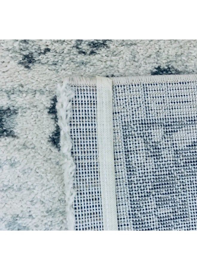 HANDPICKED FURNITURE Handpicked Furniture Vintage Grey Rug, Ultra Soft Area Carpets For Bed Room, Living Room, And Dining Room, Antislip Floor Carpets, Easy To Clean, Made In Turkey  - Image 5