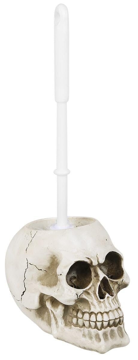 Nemesis Now Brush with Death Toilet Brush 16cm Ivory