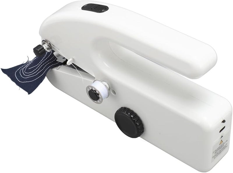 Mini Handheld Sewing Machine Electric Dual Power Portable for Beginners Home Travel DIY - Image 3