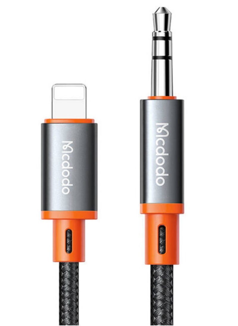 Mcdodo - CA-0890 Lightning to 3.5mm AUX Mini Jack 1.8m – Black - Image 1