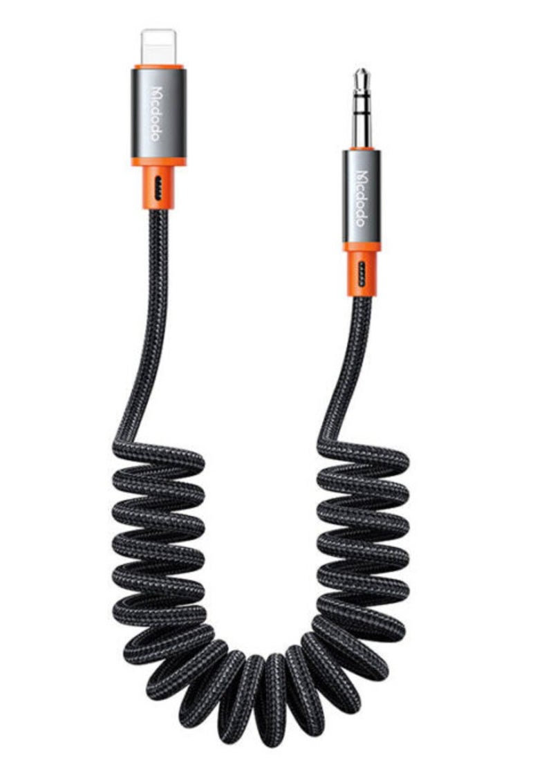 Mcdodo - CA-0890 Lightning to 3.5mm AUX Mini Jack 1.8m – Black - Image 1