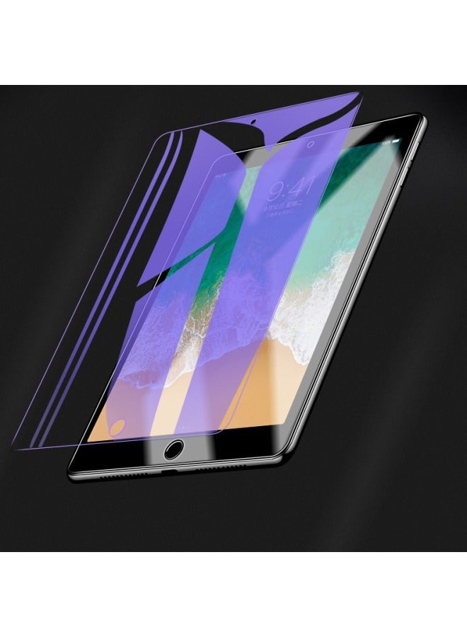 Applicable To 2024ipad11 Tempered Film 10.2 Inch Air4 HD Mini6/pro13/9.7 Flat Protective Film-Color:Straight Tempered Film + Yellow Folding Box To Send Dry And Wet Bags-Dimensions:10.5 Inch Air3/pro - Image 2