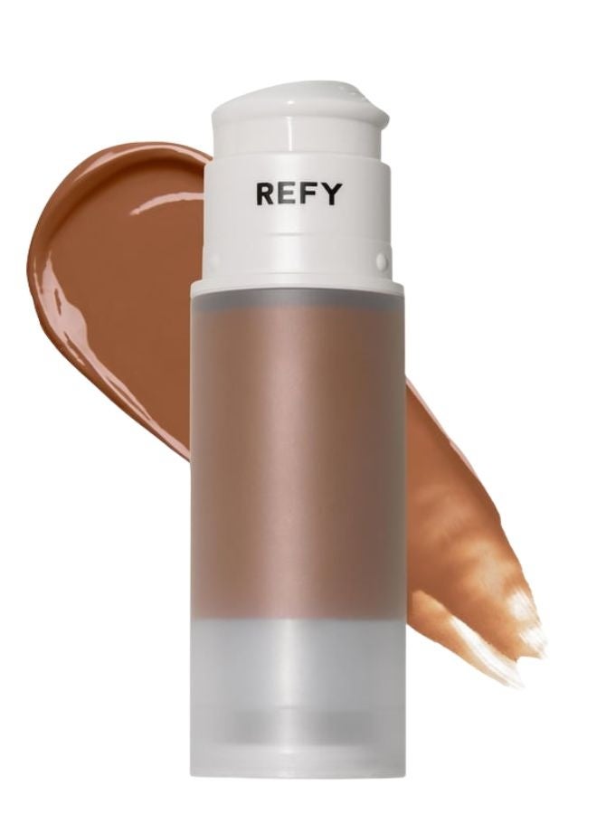 ريفي كريم أساس مرطب للبشرة من ريفي مع حمض الهيالورونيك 220N - لون برونزي بدرجات لونية محايدة | كريم أساس مرطب خفيف الوزن للبشرة 30 مل / 1 أونصة - Image 1