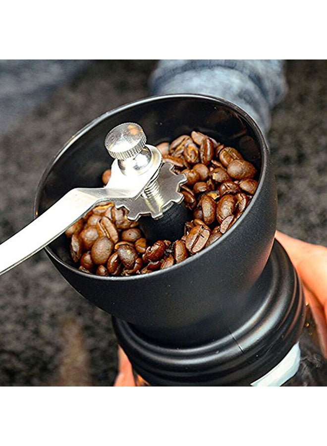 Manual Coffee Bean Grinder With Glass Jars Black/Clear - Image 4