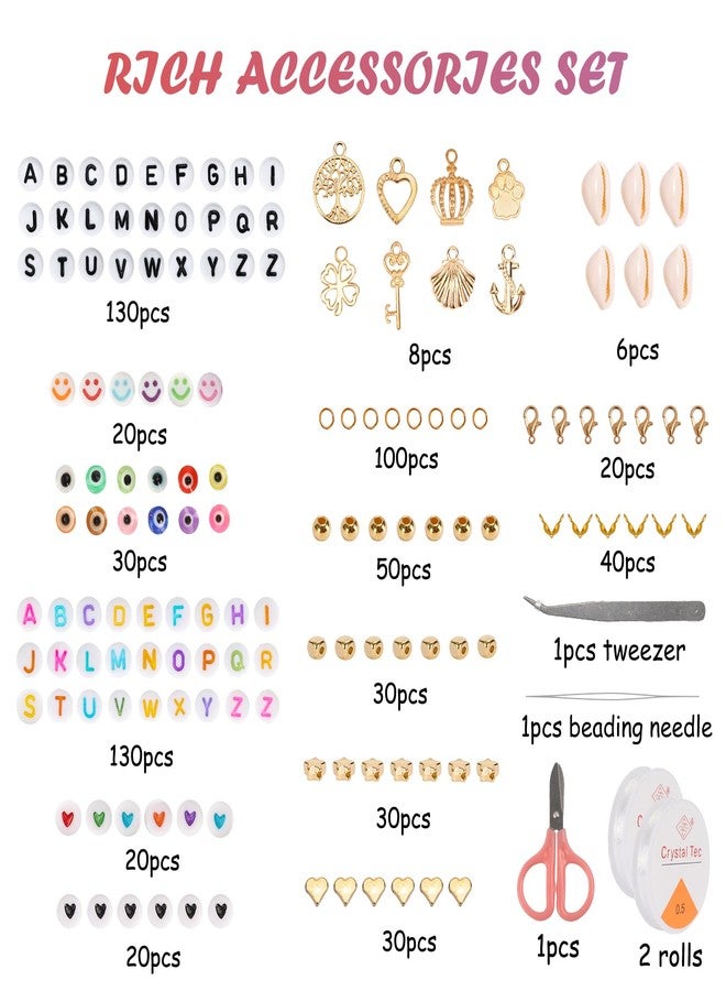 QUEFE 120 Colors Friendship Bracelet Kit 4mm Glass Seed Beads 15600pcs Beads for Bracelet Making Kit Accessories Charms and Pendants Kit for or DIY Jewelry Making Girls Craft - Image 2