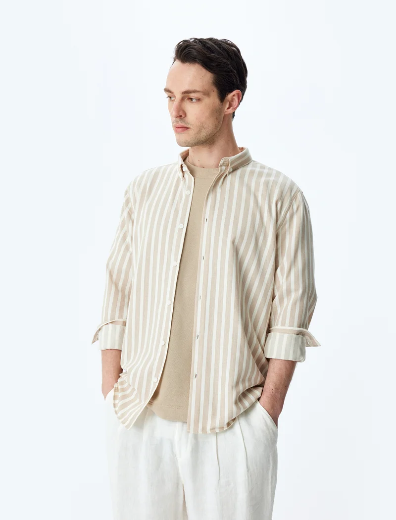 كوتون Slim Fit Shirt