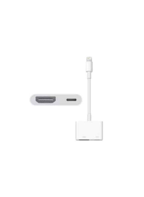 HDMI Adapter for iPhone to TV ipad Digital AV Connector 1080P HD Audio Video Sync Display Connector Compatible with iPad iPhone 15/14/13/12/11/X/8 to Display Projector HDMI to Lightning Lightning Adapter