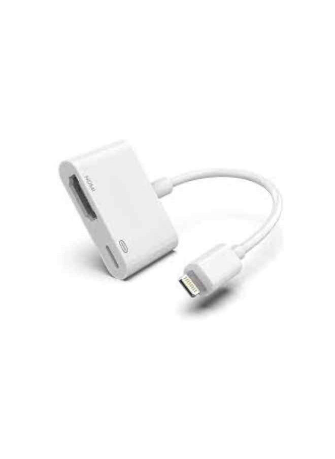 XTREAM - HDMI Adapter for iPhone to TV ipad Digital AV Connector 1080P HD Audio Video Sync Display Connector Compatible with iPad iPhone 15/14/13/12/11/X/8 to Display Projector HDMI to Lightning Lightning Adapter - Image 1