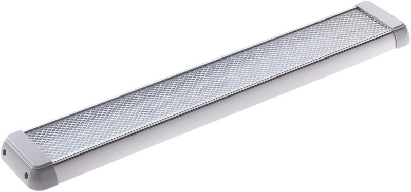 Raycharm RV Enclosed Trailer Interior LED Scene Light, 22.0" x 3.9" Aluminum Housing, 6000K Cool-White Large Spaces Illuminating, High-Output Low Ampere Draw, On/Off Rocker Switch, 12V-24V DC, 1-Pack - Image 3