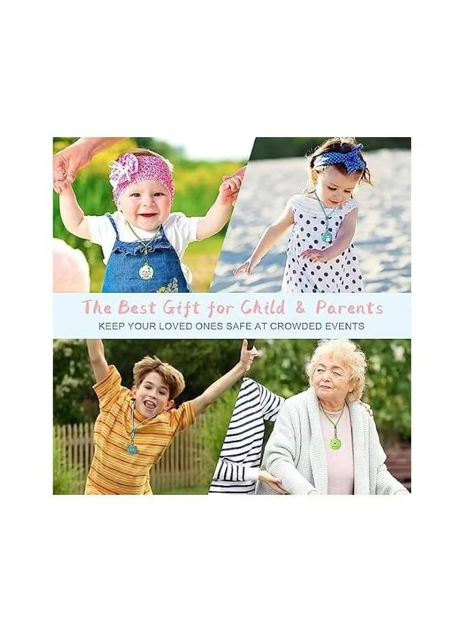 AirTag Necklace Kids, 2 Pack Holder for Apple Air Tag Toddler Silicone Hidden Case Convenient Than Wristband Bracelet Child AirTags Holder for Boys (Green, Blue) - Image 3