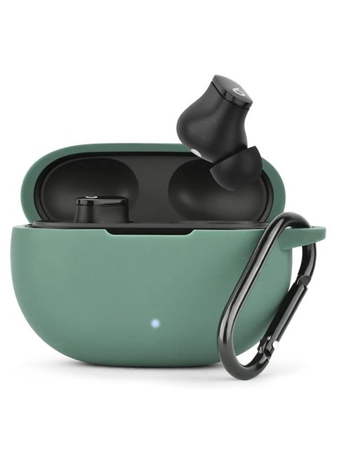 Silicone Case Compatible with Beats Studio Buds Case 2021 Soft Protective Cover for Beats Wireless Earbuds with Keychain (cactus Green)