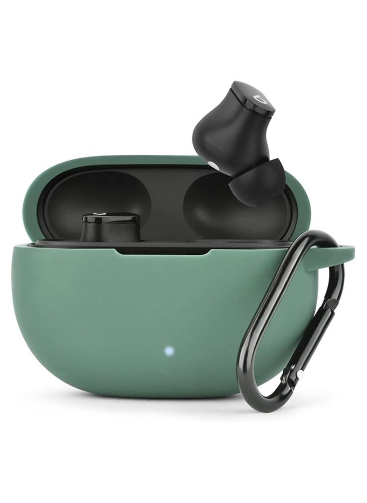 Silicone Case Compatible with Beats Studio Buds Case 2021 Soft Protective Cover for Beats Wireless Earbuds with Keychain (cactus Green)