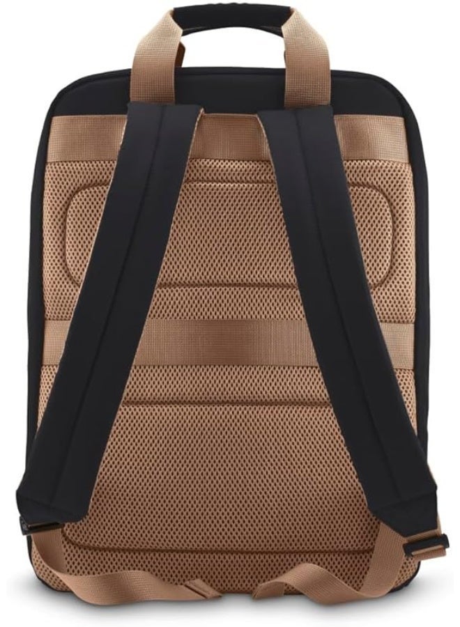 Hama Ultra Lightweight Backpack for Laptop (Laptop Compartment Padded for Laptops up to 16.2 Inches, Laptop Backpack with Front Pocket and Inner Compartment, Ultralight Daypack, Waterproof), Black - Image 5