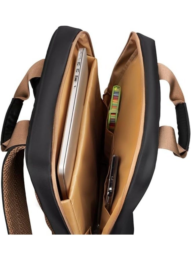 Hama Ultra Lightweight Backpack for Laptop (Laptop Compartment Padded for Laptops up to 16.2 Inches, Laptop Backpack with Front Pocket and Inner Compartment, Ultralight Daypack, Waterproof), Black - Image 4