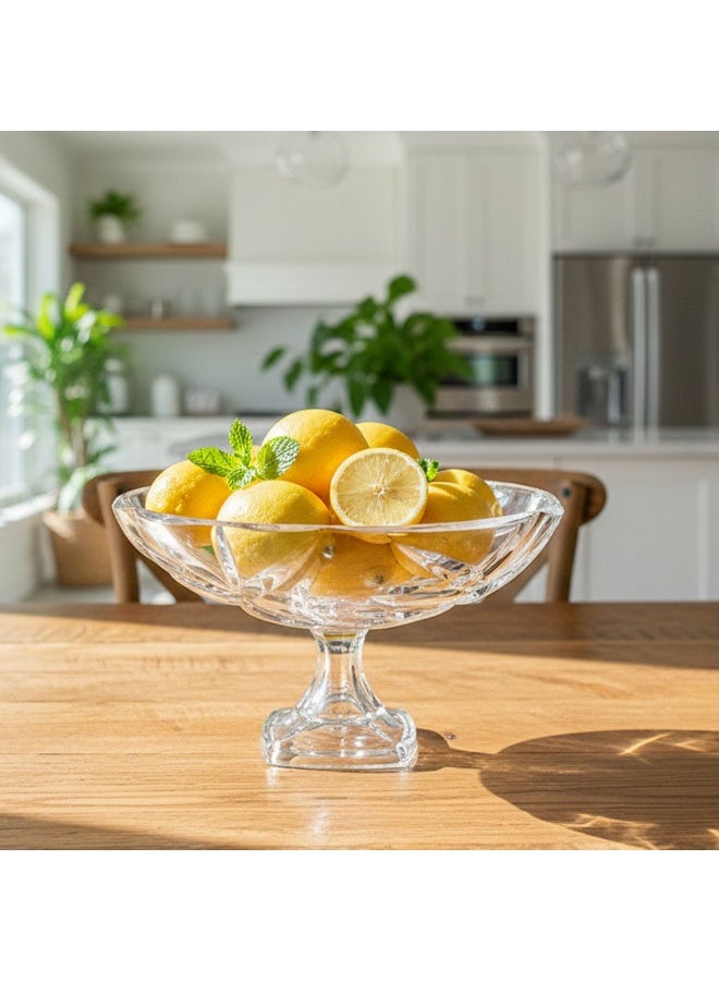 Mondo Bugatti Large Shallow Bowl on Foot 32 cm - Elegant Serveware for Modern Dining, Decorative Bowl for Tabletop, Premium Quality Dinnerware - Image 5
