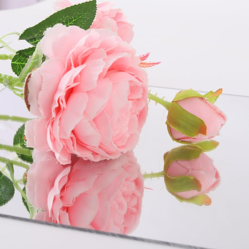 Kuber Industries Kuber Industries Self Adhesive Mirror Stickers For WallSquare Wall Mirror StickersFlexible Mirror For Wall Dcor Living RoomPremium Acrylic Material 10 CmPack Of 6 Silver 10 cms  - Image 5