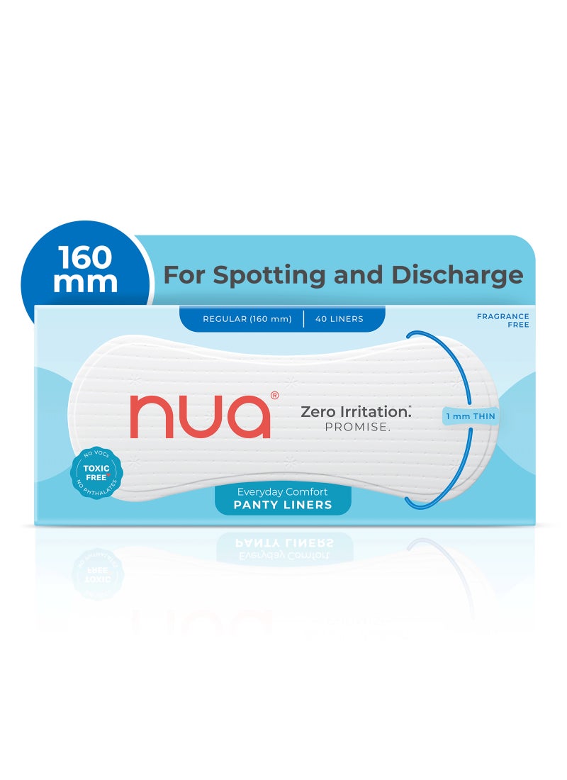 Nua Everyday Comfort Panty Liner - 160mm - Regular - Image 1