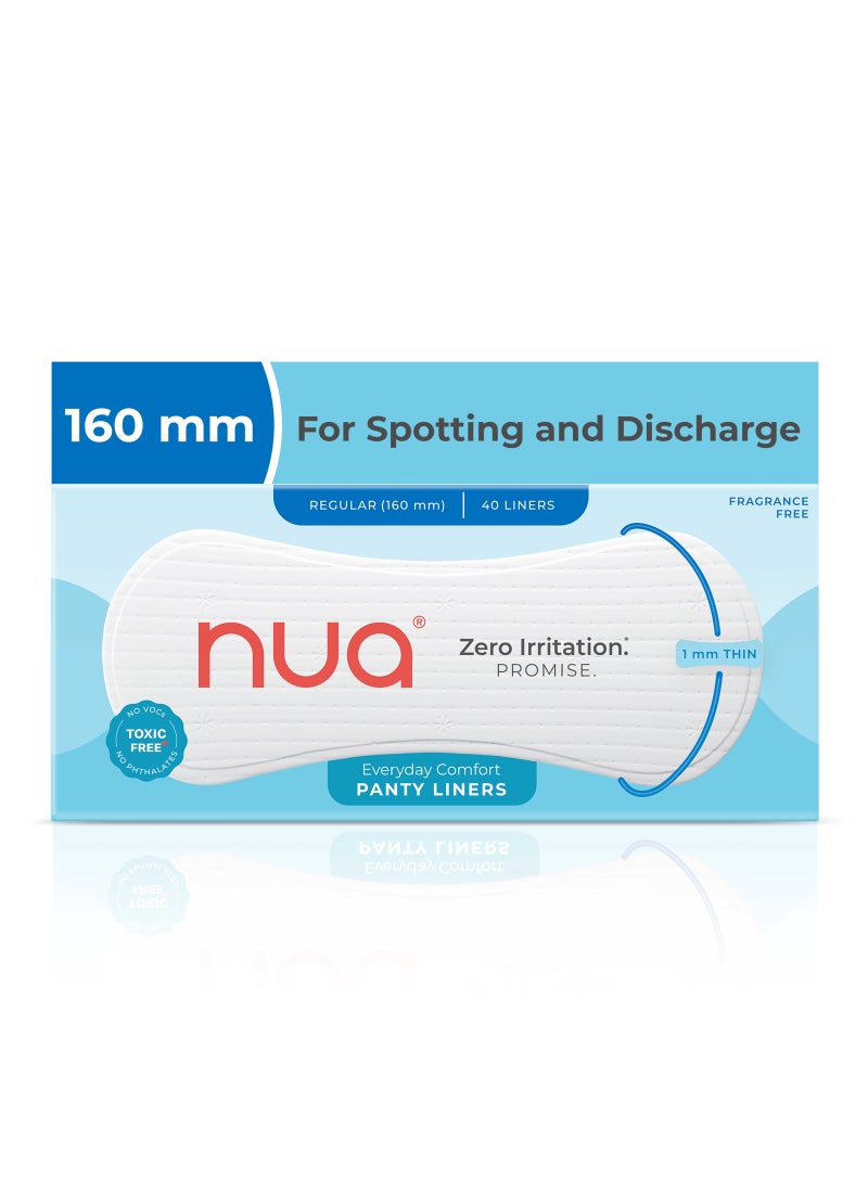 Nua Everyday Comfort Panty Liner - 160mm - Regular - Image 1