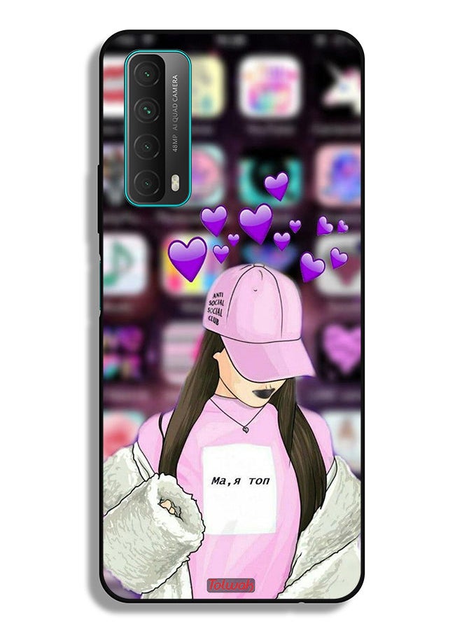 Tolwak - Huawei P smart (2021) Protective Case Cover Anti Social Club - Image 1
