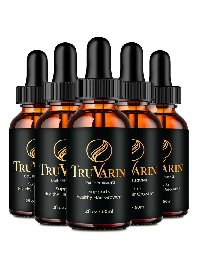 IDEAL PERFORMANCE TruVarin Drops - Official Advanced Formula Supplement - Truvarin to Support Healthy and Beautiful Hair, Natural Liquid Formula for Hair Growth and Healthy Scalp, Premium Tru Varin Reviews (5 Pack) - Image 1