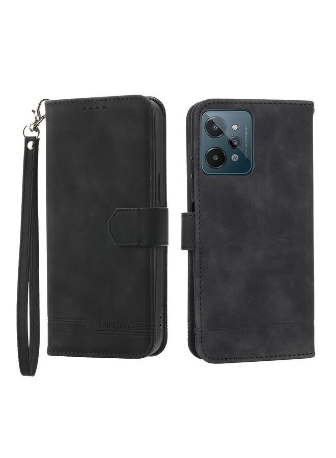 S-TOP Case For Realme C31 Dierfeng Dream Line Leather Phone Case - Image 1