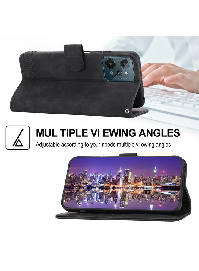 S-TOP Case For Realme C31 Dierfeng Dream Line Leather Phone Case - Image 4