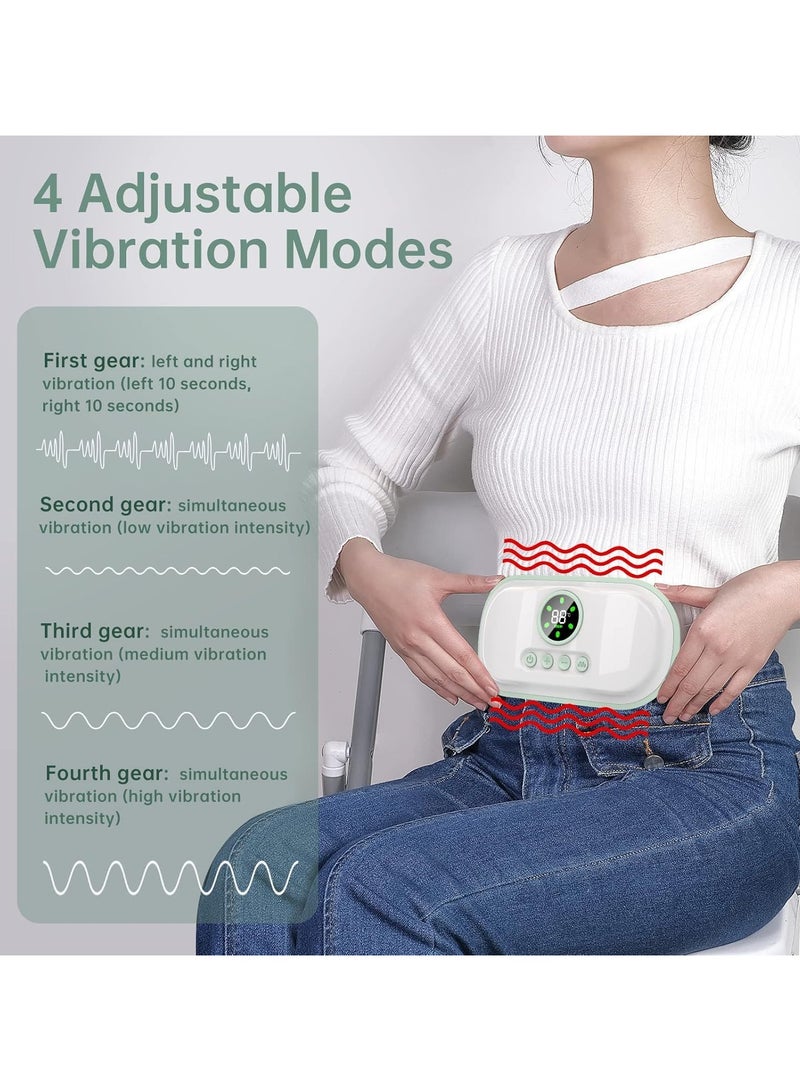 general Portable Wireless Heating Pad, Back Pain Heating Pad with 3 Heating Levels and 4 Massage Modes, Portable Electric Fast Heating Tummy Wrap for Women and Girls - Image 2