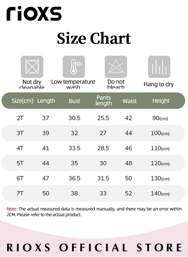 RIOXS - Toddler Girls Fashionable Comfortable Tops with Cat Pattern, Breathable Soft 100% Cotton T-Shirt, Classic Graphic Short Sleeve Tees, Perfect for Daily Wearing, School and other Outdoor Activities - Image 1