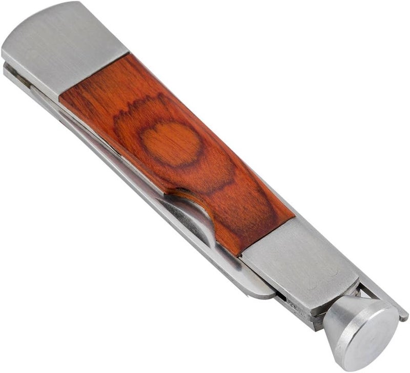 BeeSpring 1PCS 3 in 1 Stainless Steel and Rosewood Pipe Scraper Nozzle Cleaner Tamper Tool Set - Image 3