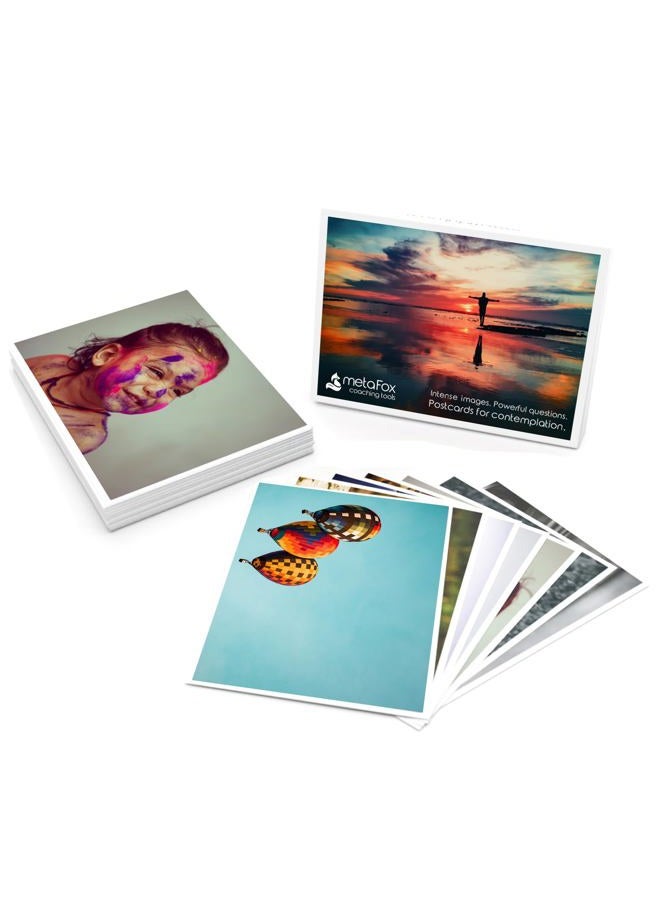 metaFox 52 Inspirational Cards, Positive Affirmations & Motivational Postcards, Picture Cards For Coaching & Therapy, Mindfulness, Original Motivational Deck - Image 2
