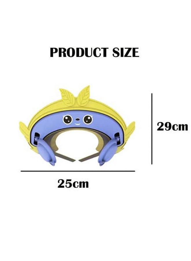 VIHAX VIHAX Baby Shower Cap for Kids, Baby Bath Shampoo Visor Cap Hair Washing Shield Adjustable Silicone Bath Hat for Toddler Girls and Boys  - Image 5