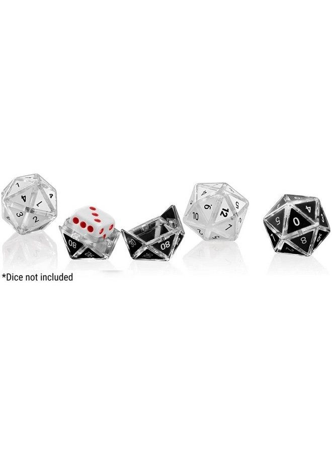 GoCube - Godice Rpg Set Turn Godice (D6) Into Connected Polyhedral Dice (D20 D12 D100 D10 D8 D4) For Online & Offline Role Playing Games. Compatible With Dnd Platforms Such As Roll20 Foundry & Discord. - Image 1
