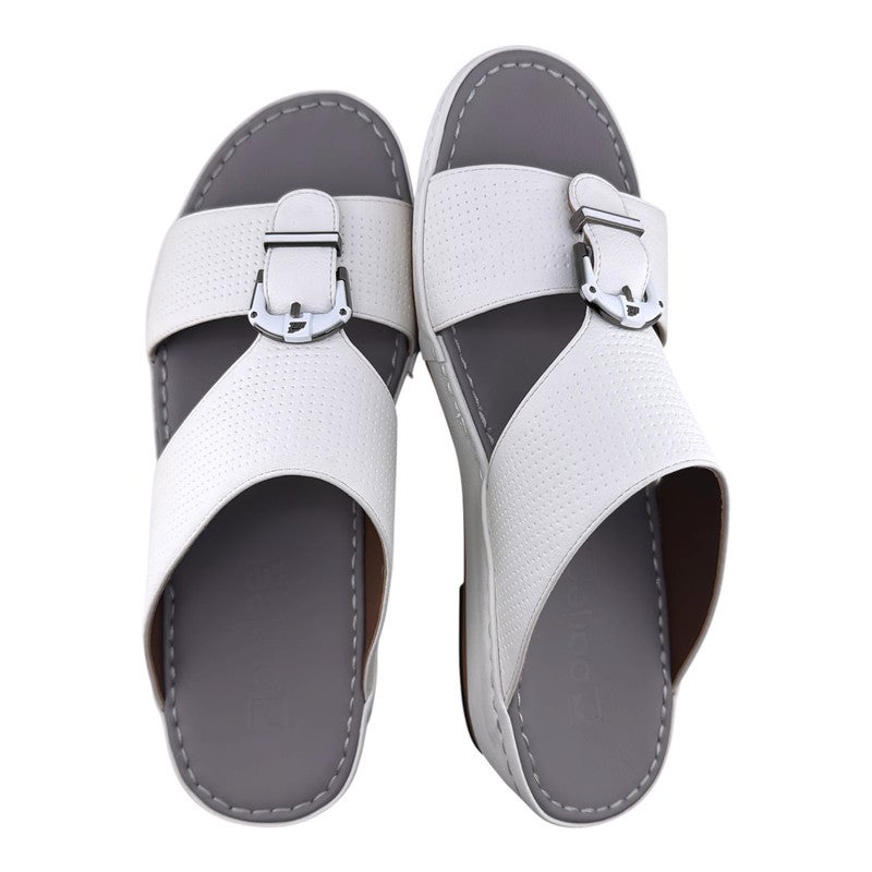 AET A E T Handmade Arabic Sandals For Men | Outdoor Mens Slippers | Genuine PU Leather With Buckle - Image 2