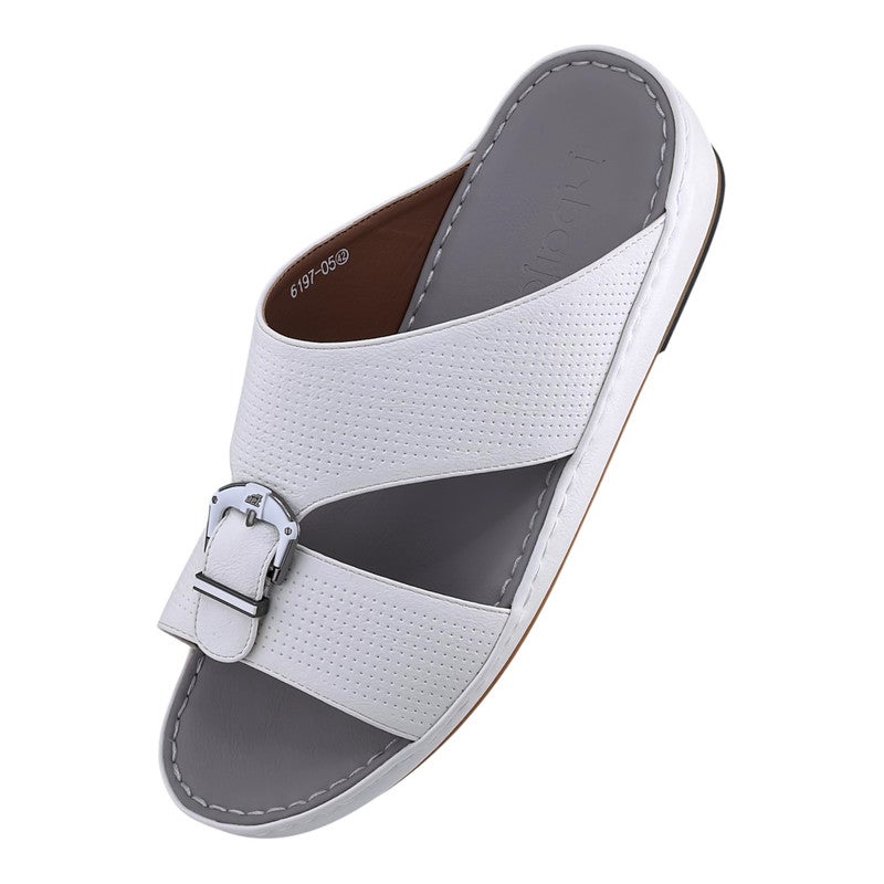 AET A E T Handmade Arabic Sandals For Men | Outdoor Mens Slippers | Genuine PU Leather With Buckle - Image 3