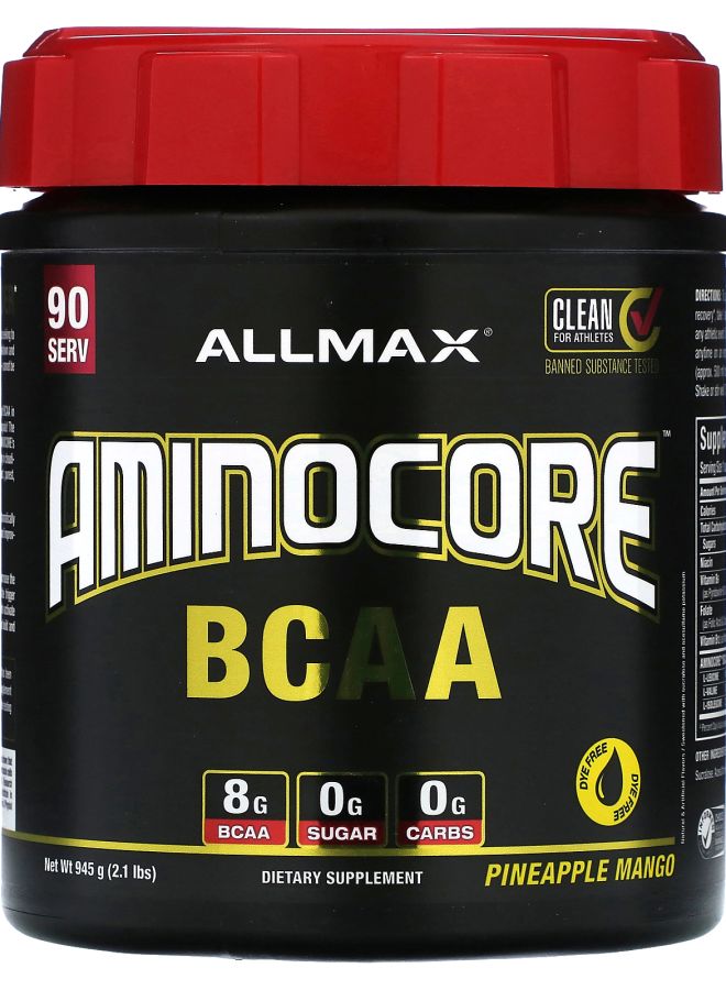 Allmax AMINOCORE™ BCAA Pineapple Mango 2.1 lbs (945 g) - Image 1