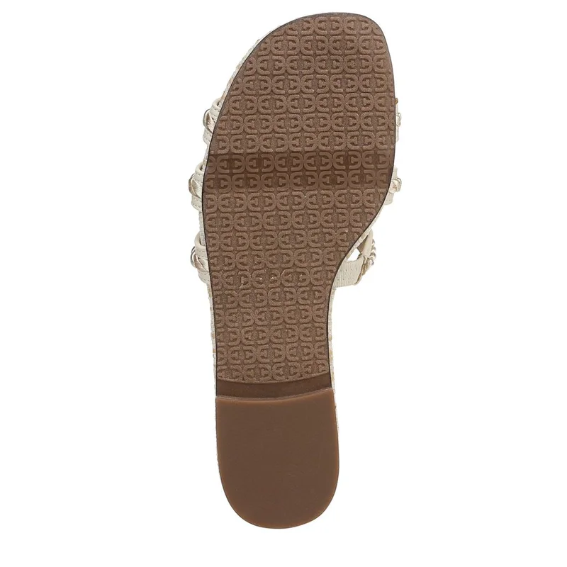 Sam Edelman WHITE Bay Twist Slide Sandal for Women | Best Price UAE