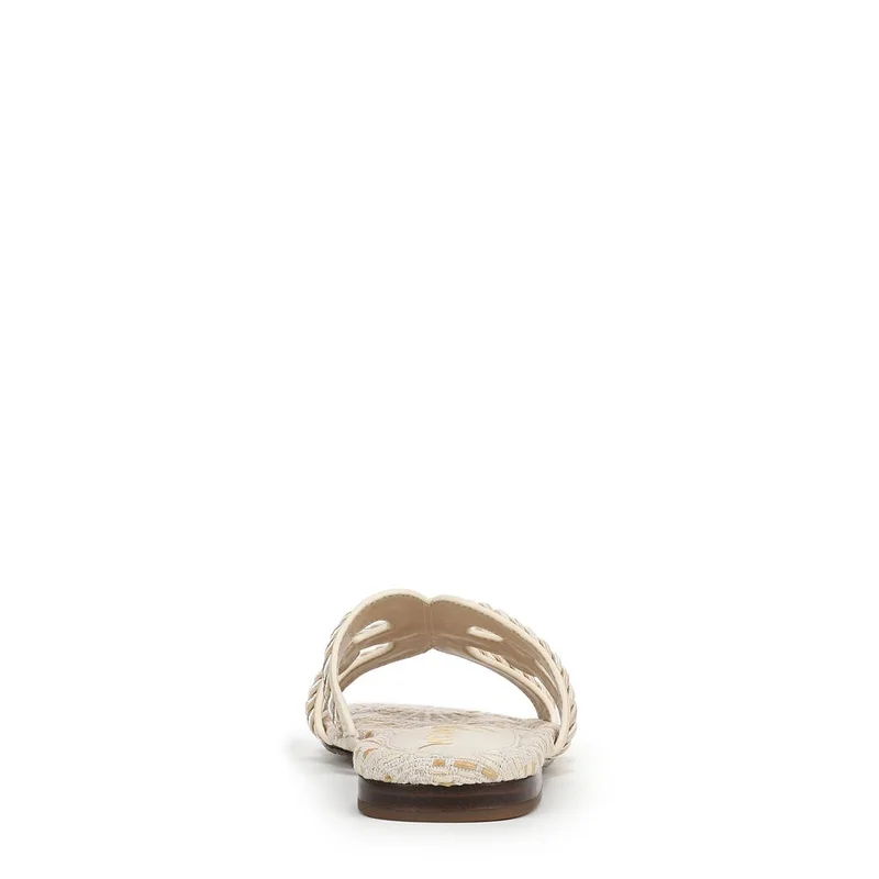 Sam Edelman WHITE Bay Twist Slide Sandal for Women | Best Price UAE