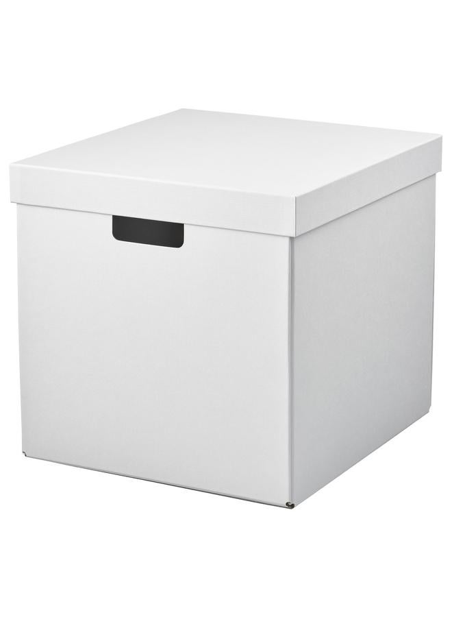 Green Tiger Storage Box With Lid, White, 32X35X31 Cm - Image 1