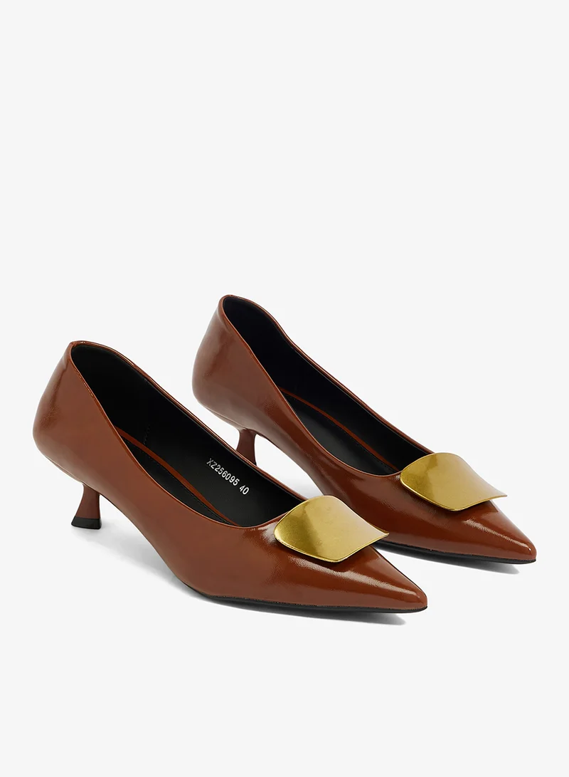 ELLA Burgandy classic_pumps for Women | Best Price UAE