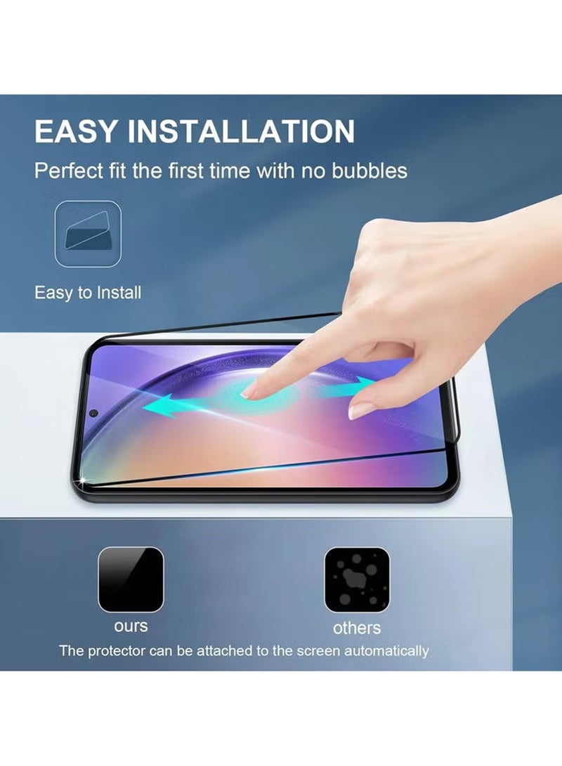 Infinix GT 30 Pro Screen Protector | Tempered Glass Compatible with Infinix GT 30 Pro | Screen Protector Full HD Quality Tempered Glass Anti-Scratch Edge to Edge Coverage with Easy Installation Kit - Black  - Image 3