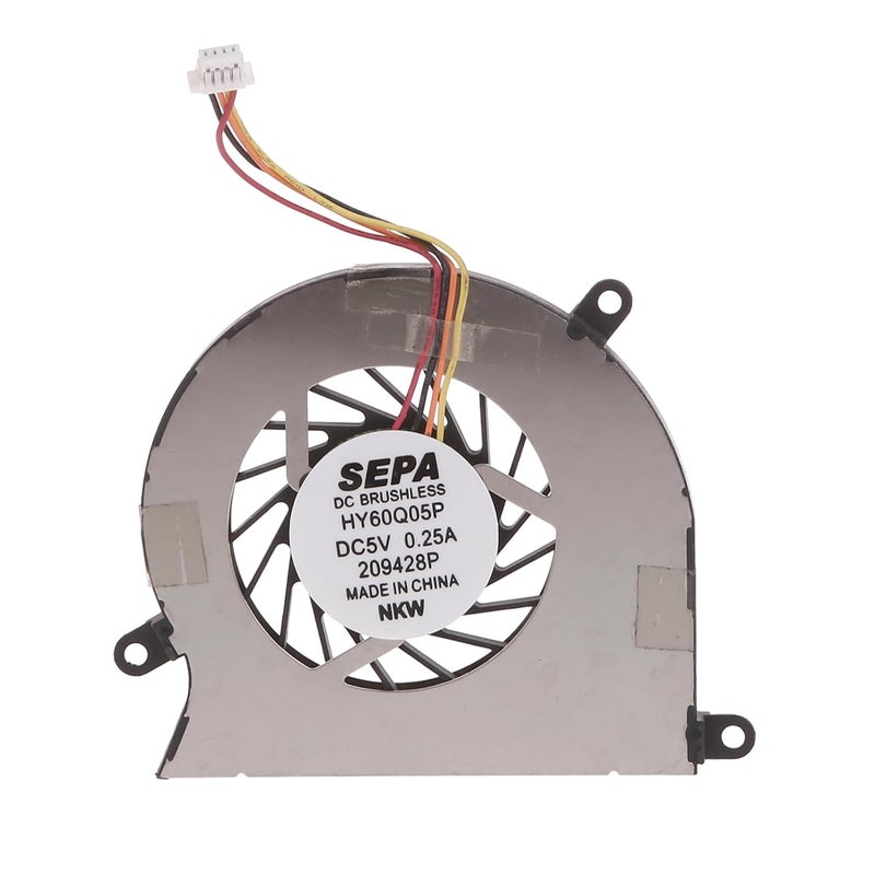 مروحة تبريد وحدة المعالجة المركزية (CPU) المختبرة لـ C22 760 866 962 820 بجهد 5 فولت تيار مستمر 0.25 أمبير لتبريد الكمبيوتر المحمول - Image 1