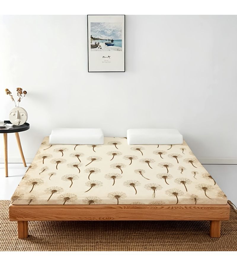 واقي فراش 90×200 سم × 4 سم / 35.43×78.74 بوصة، منسوج غير لامع، لغرفة النوم، السكن الجامعي، والشقة. - Image 5