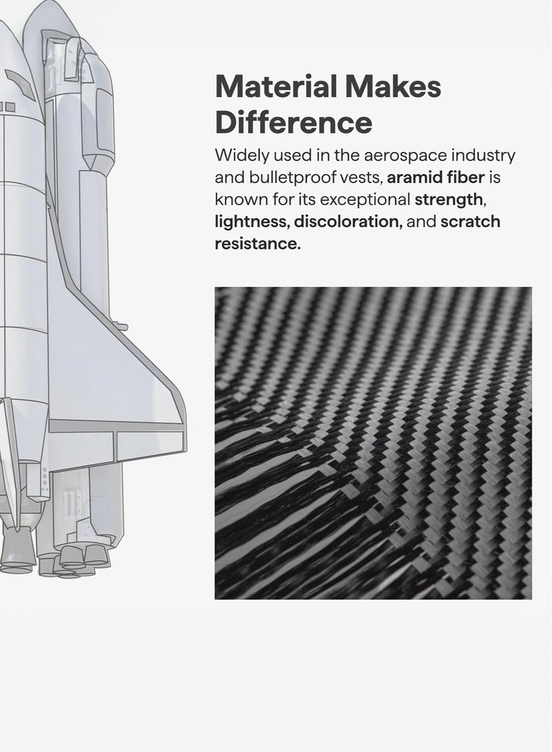 بيتاكا جراب جالكسي S25 بلس ماج سيف فائق النحافة 6.7 بوصة / حافة كاميرا مرتفعة  / حماية من السقوط والتلف / غطاء خلفي متين - أسود/رمادي - Image 5