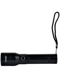 SONASHI Rechargeable LED Torch with 8000mAh Battery  Hyper Bright LED Light with 2KM Long Range Coverage  Type CPower Bank Charging Function with 135 Hours of Continuous Working  Flash Light SLT-386  - Image 5