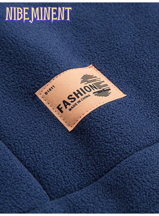 NIBEMINENT Men'S Sleeveless Jacket - Stand Collar Zip-Up Vest with Front Pockets, Lightweight Warm Winter Coat for Outdoor, Gym - Image 5