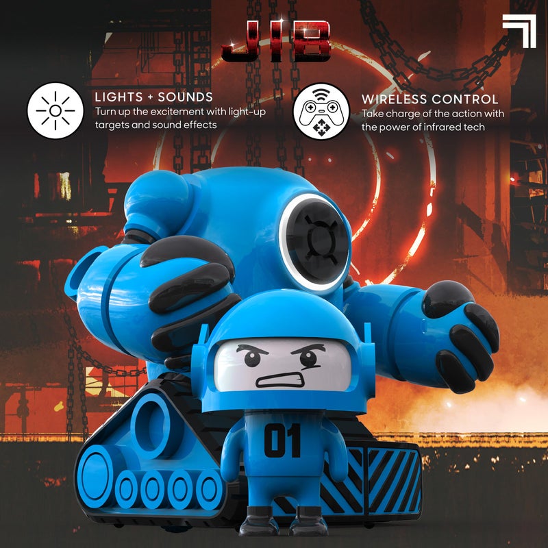 Sharper ImageÂ® Mecha Rivals Remote Control Battle Robots, Two-Player Wireless Fighting Set with Lights and Sounds - Image 4